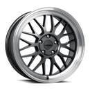 Katana KR06 Glossy Gun Metal Machine Lip 5x100 ET40 CB73.1 Wheel Rim