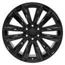 22" Replica CA91 fits Cadillac Escalade 22x9 Gloss Black