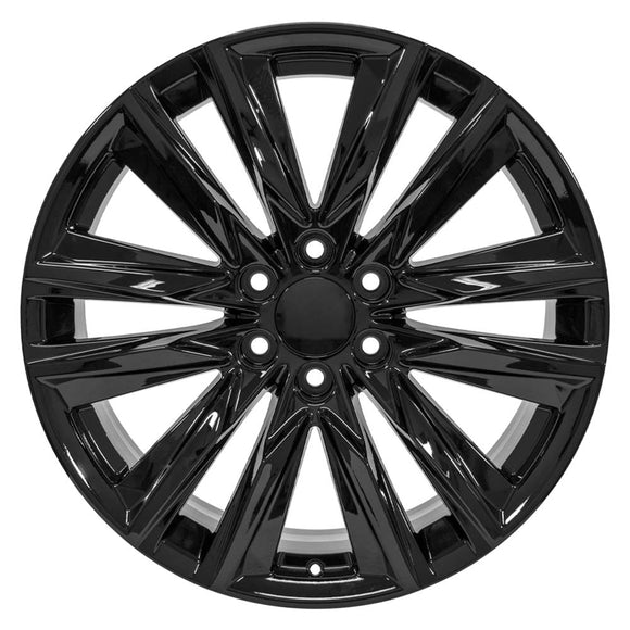 22" Replica CA91 fits Cadillac Escalade 22x9 Gloss Black