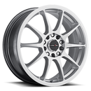 16x7 Vision 425 Bane Hyper Silver 5x112 5x114.3 5x4.5 ET48 Wheel Rim