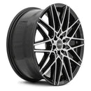 17x7 DRW Tuner D17 Gloss Black Machine Face 5x100/114.3 ET40 wheel/rim-3