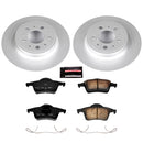 PowerStop Genuine Geomet Coated Rotor and Carbon-Fiber Ceramic Brake Pad Kit