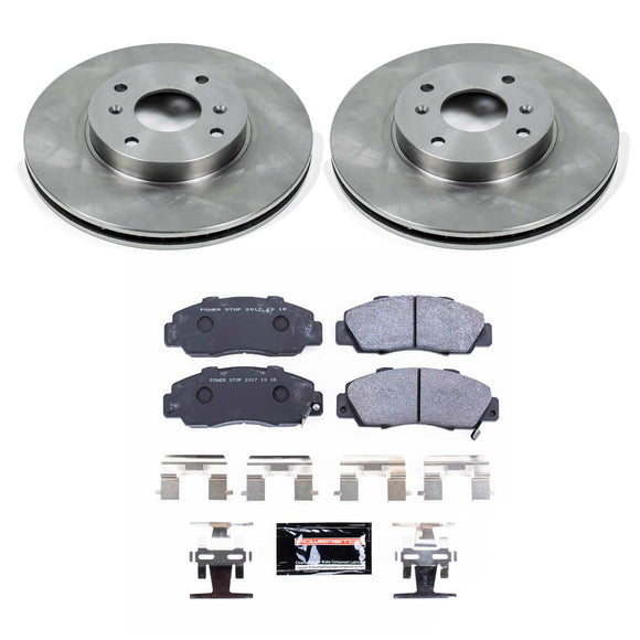 PowerStop Track Day Spec High-Performance Brake Pad and Rotor Kit