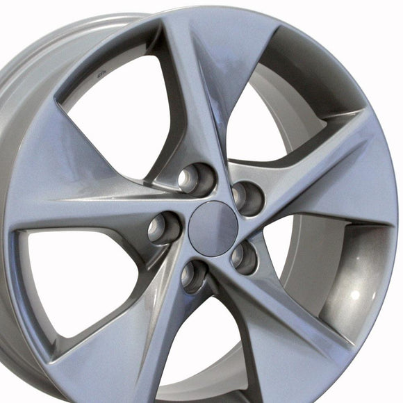 18" Replica Wheel TY12 Fits Toyota Camry Rim 18x7.5 Gunmetal Wheel