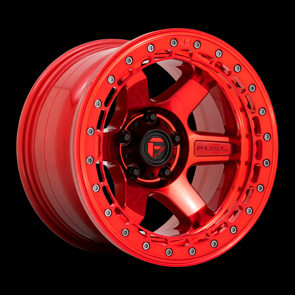 17X8.5 Fuel D123 BLOCK Beadlock GL-RED GL-RED-RG 6X139.7 ET0 wheel/rim