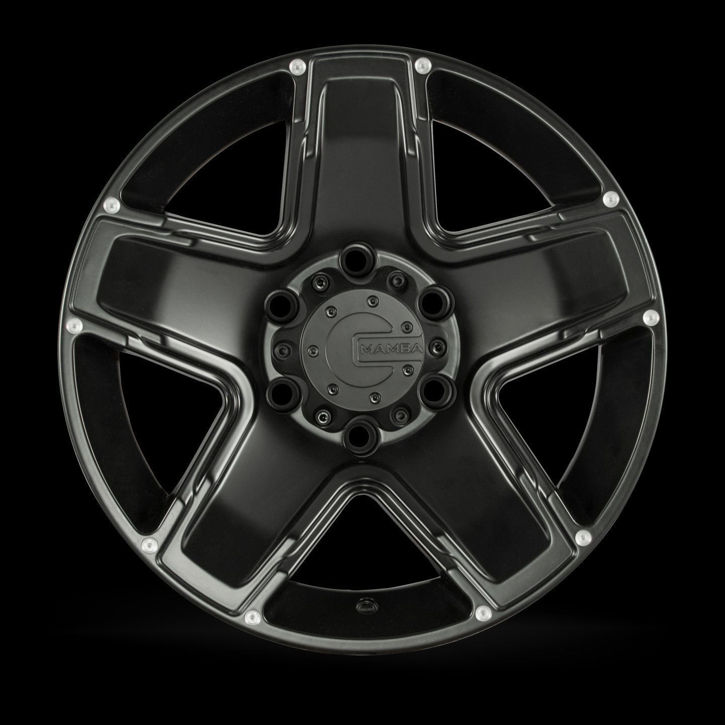 16x8 Mamba M13 Matte Black 6x114.3 6x4.5 ET13 Wheel Rim