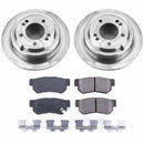 PowerStop OE Stock Replacement Low-Dust Ceramic Brake Pad and Rotor Kit