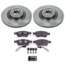 PowerStop OE Stock Replacement Low-Dust Ceramic Brake Pad and Rotor Kit