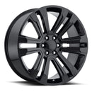 22x9 Replica 2018 Denali Gloss Black 6x139.7 ET31 wheel/rim-1