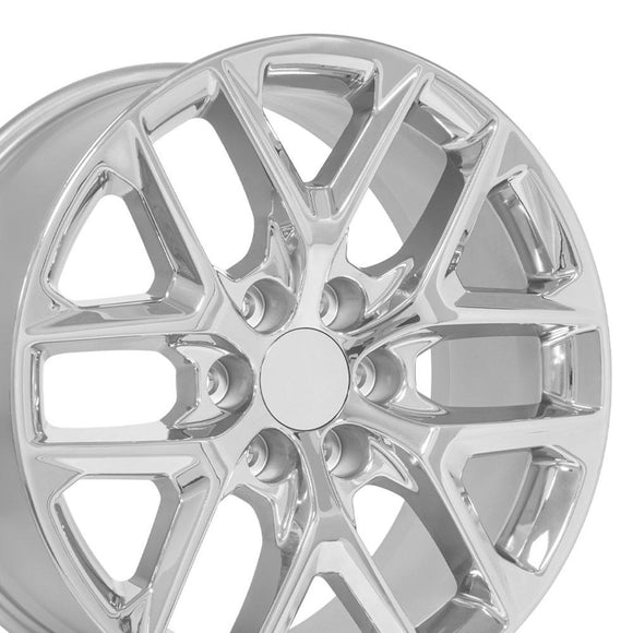 20" Replica CV62 fits Chevrolet Silverado 20 in. x 9 in. Chrome