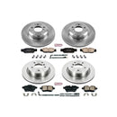 PowerStop OE Stock Replacement Low-Dust Ceramic Brake Pad and Rotor Kit