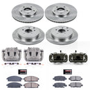 PowerStop OE Stock Replacement Low-Dust Ceramic Brake Pad, Rotor and Caliper Kit
