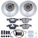PowerStop Genuine Geomet Coated Rotor and Carbon-Fiber Ceramic Brake Pad Kit