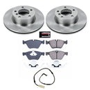 PowerStop OE Stock Replacement Low-Dust Ceramic Brake Pad and Rotor Kit