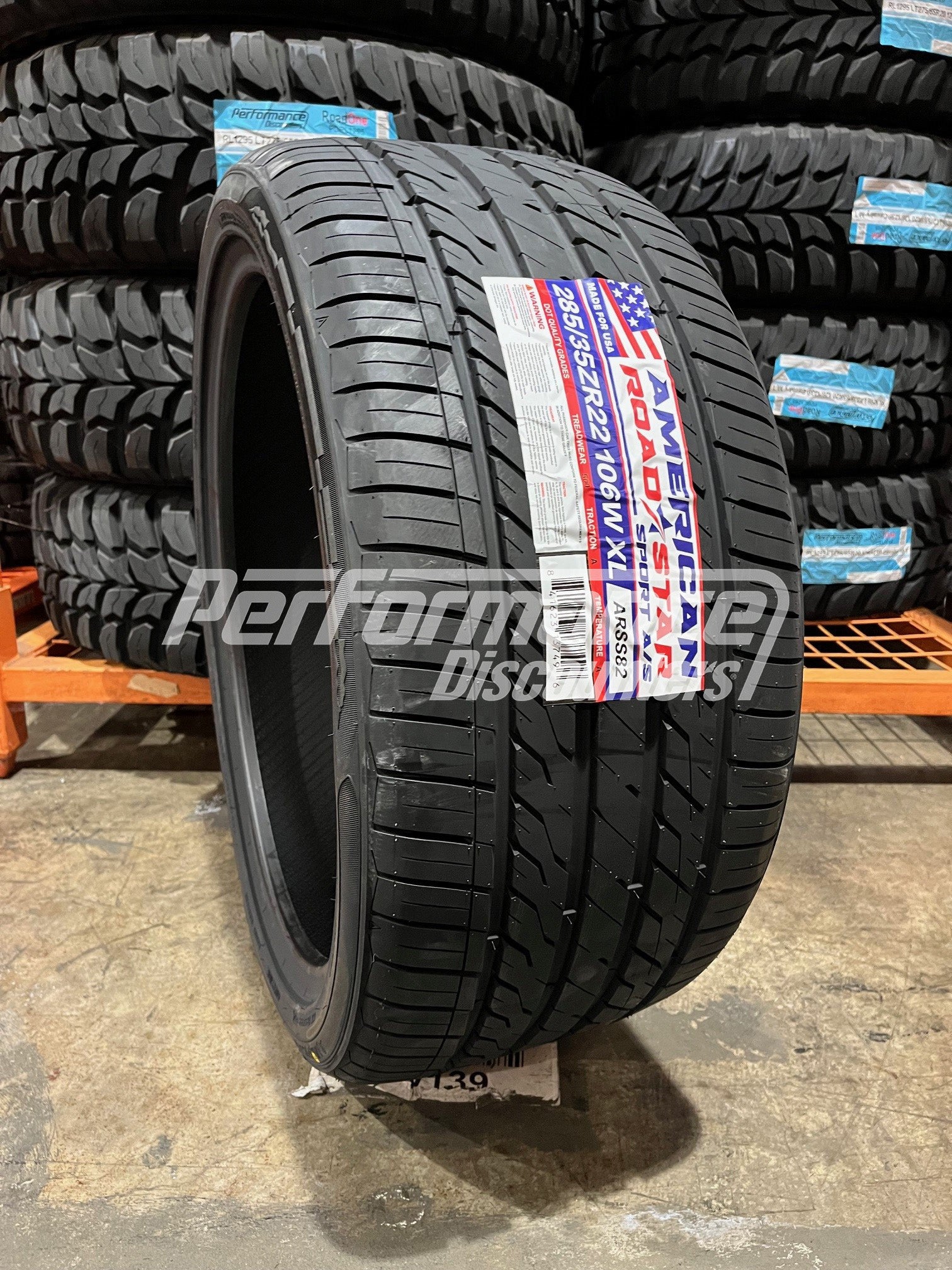 American Roadstar Sport AS Tire(s) 285/35R22 106W SL BSW 285 35 22 2853522