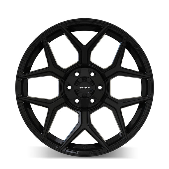 22x10 Mayhem Vanquish Gloss Black 6x135 ET-19 CB106.1 Wheel Rim