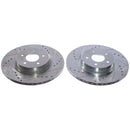 PowerStop Evolution Drilled Slotted Rotors Pair Rear For INFINITI QX60