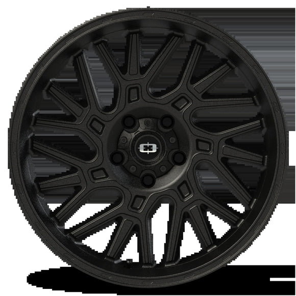 20x12 Vision 404 Brawl Satin Black Wheel 5x139.7 ET-51 CB108