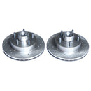 PowerStop Evolution Drilled And Slotted Rotors Pair Front For Mazda B2500