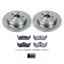 PowerStop OE Stock Replacement Low-Dust Ceramic Brake Pad and Rotor Kit