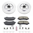 PowerStop Genuine Geomet Coated Rotor and Low-Dust Ceramic Brake Pad Kit