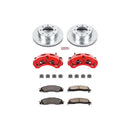 PowerStop Z36 Truck and SUV Ceramic Brake Pad, Drilled & Slotted Rotor, and Cali