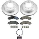 PowerStop Genuine Geomet Coated Rotor and Low-Dust Ceramic Brake Pad Kit