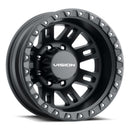 17x6.5 Vision 408 Manx 2 Dually Satin Black Wheel 8x210 ET-143 CB154.2