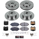PowerStop OE Stock Replacement Low-Dust Ceramic Brake Pad and Rotor Kit
