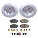 PowerStop Z23 Daily Driver Carbon-Fiber Ceramic Brake Pad and Drilled & Slotted