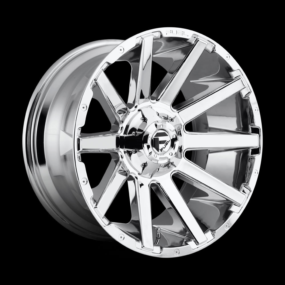 18X9 Fuel D614 Contra Chrome Plated 6X135/6X139.7 ET-12 wheel/rim - 0