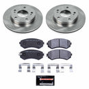 PowerStop Track Day Spec High-Performance Brake Pad and Rotor Kit