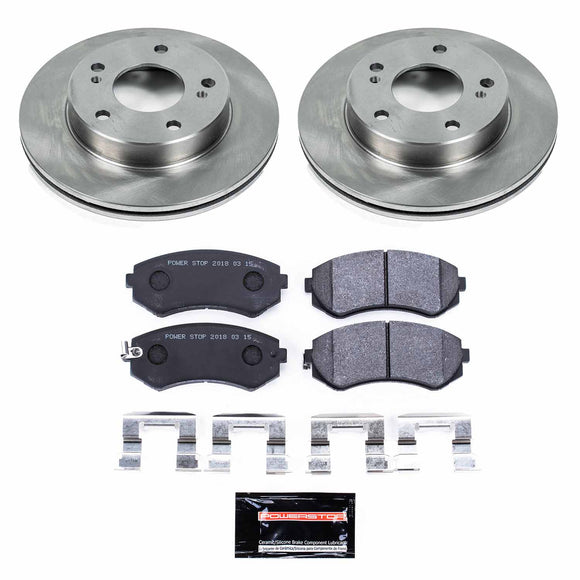 PowerStop Track Day Spec High-Performance Brake Pad and Rotor Kit