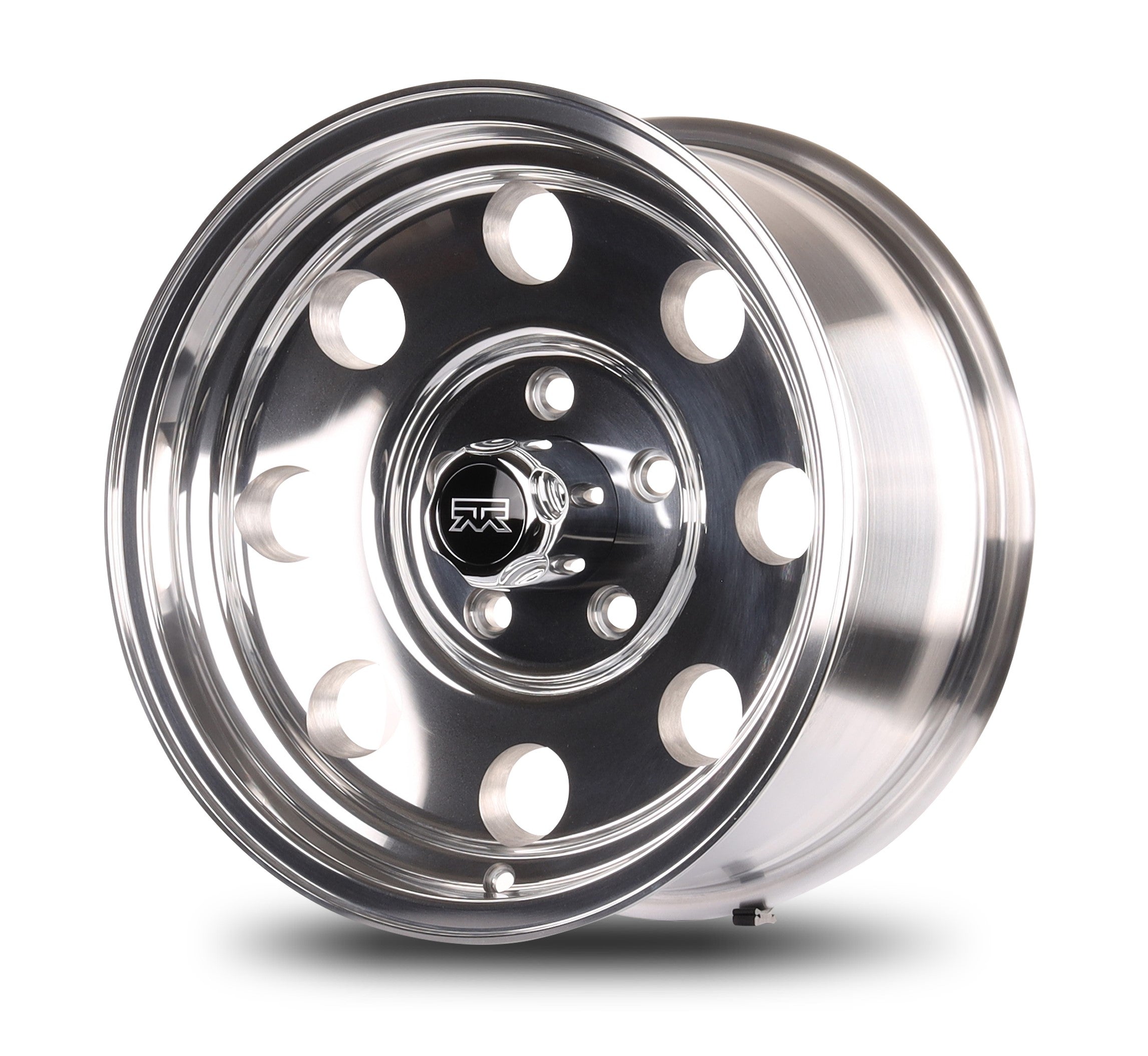 16x8 Mudder Trucker MT614 Deisel Polished 5x127 5x5 ET0 Wheel Rim