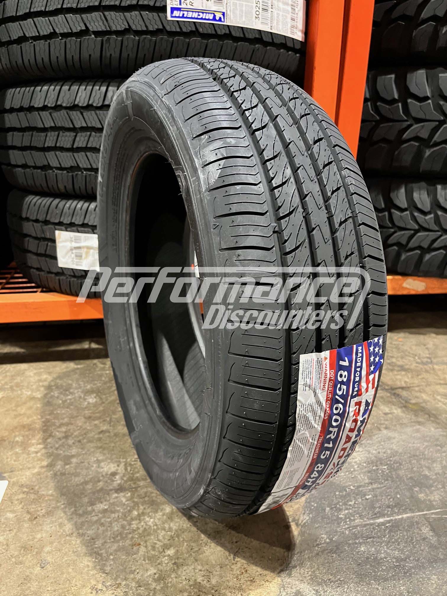 American Roadstar Pro A/S Tire(s) 185/60R15 84H SL BSW 185 60 15 1856015