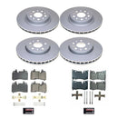 PowerStop Genuine Geomet Coated Rotor and Low-Dust Ceramic Brake Pad Kit