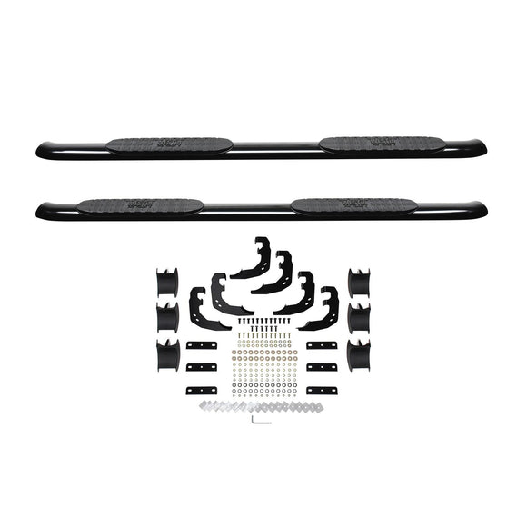 Westin PRO TRAXX 4 Oval Nerf Step Bars Powder Coated Black Steel 21-24085
