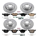 PowerStop Z23 Daily Driver Carbon-Fiber Ceramic Brake Pad and Drilled & Slotted