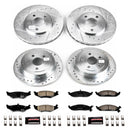 PowerStop Z23 Daily Driver Carbon-Fiber Ceramic Brake Pad and Drilled & Slotted