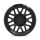 18x9.5 Black Rhino Delta Gloss Black 6x120 ET12.00 CB67.06 Wheel/Rim