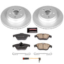 PowerStop Genuine Geomet Coated Rotor and Carbon-Fiber Ceramic Brake Pad Kit