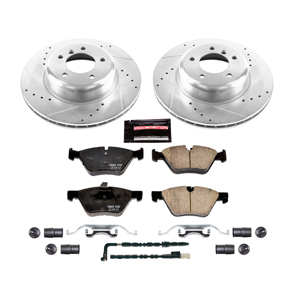 PowerStop Z23 Daily Driver Carbon-Fiber Ceramic Brake Pad and Drilled & Slotted