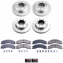 PowerStop Genuine Geomet Coated Rotor and Low-Dust Ceramic Brake Pad Kit