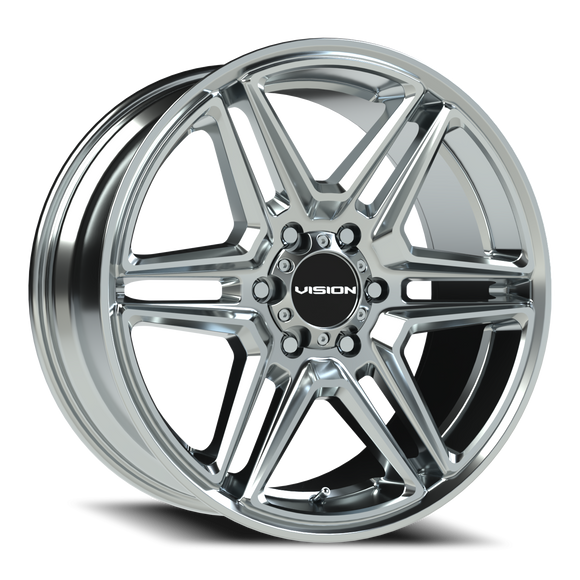 20x9 Vision 476 Wedge Chrome Wheel 6x139.7 ET30 CB78.1