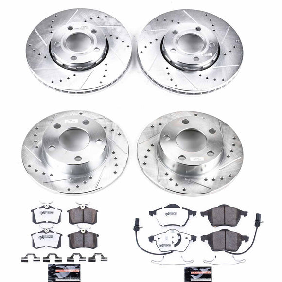 PowerStop Z26 Street Performance Ceramic Brake Pad and Drilled & Slotted Rotor K