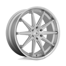 22X10 Asanti Black Emperor Brushed Silver 6x139.7 ABL29-22106230SL