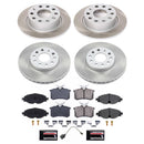 PowerStop Semi-Coated Rotor and Low-Dust Ceramic Brake Pad Kit