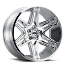 20x12 Vision 363 Razor Chrome Wheel 6x139.7 ET-51 CB106.2