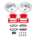 PowerStop Z36 Truck and SUV Ceramic Brake Pad, Drilled & Slotted Rotor, and Cali