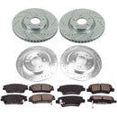 PowerStop Z23 Daily Driver Carbon-Fiber Ceramic Brake Pad and Drilled & Slotted
